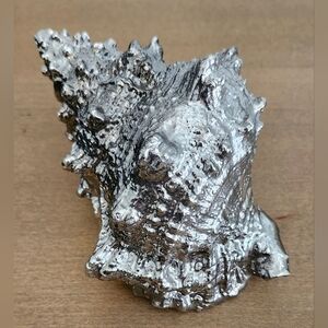 NWT Maturi Silver Decorative Conch Sea Shell